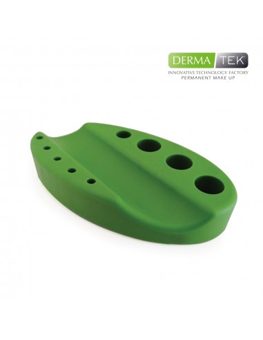 Rubber handpiece and capsules stand