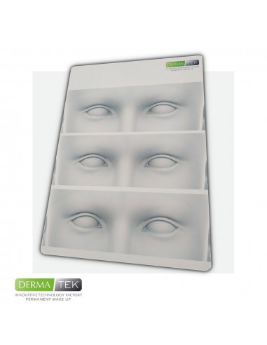 Flat skins for exercises with eye print