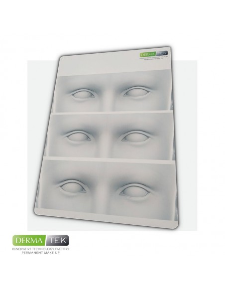 Flat skins for exercises with eye print
