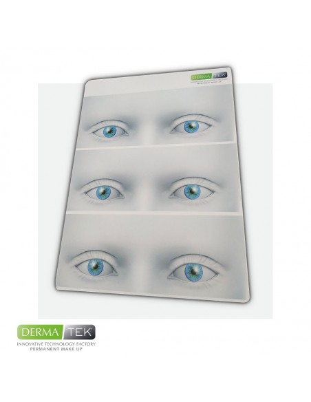 Flat skins for exercises with realistic eye print